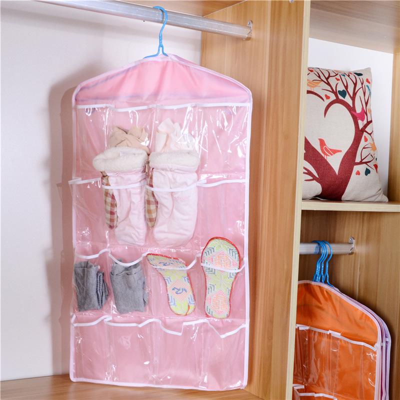 16 Gedoge Closet Underwear Socks Sorting Bag Hanging Bag Hanging Storage Arrangement Bag Stall