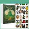 The Wizard Of Oz Christmas Acrylic Advent Calendar With Character Figures For Holiday Gifting