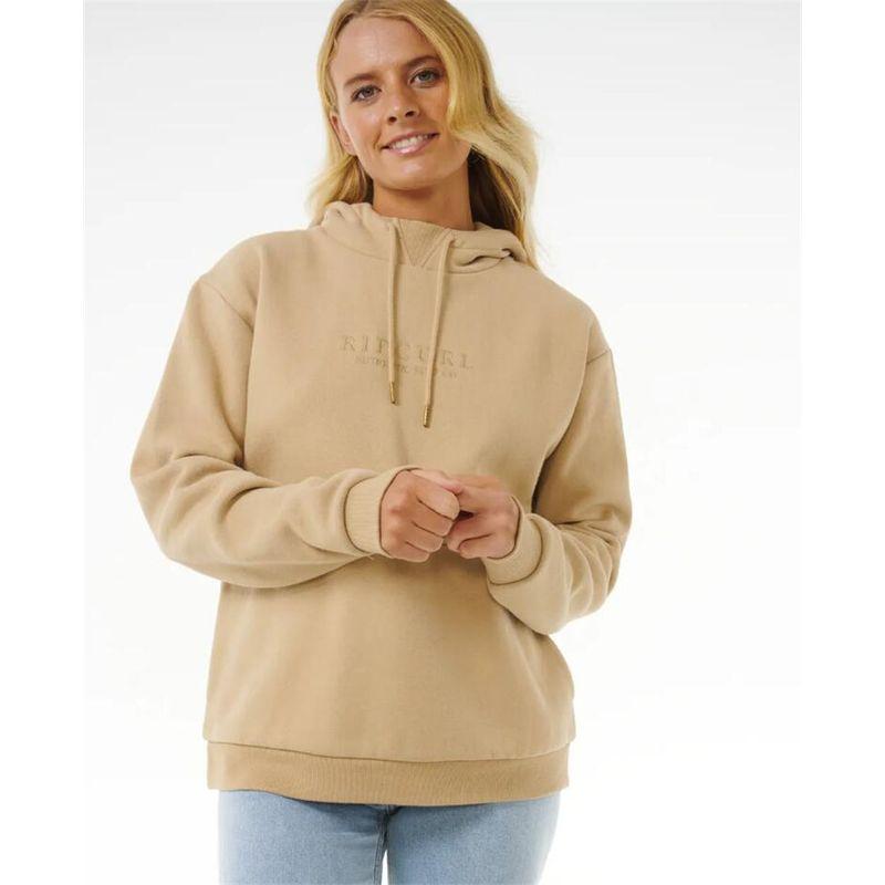 

Foreign Trade Original Order Tail Goods Outdoor Surfing Brand plus Velvet Lining Spring and Autumn Women Hood Loose Sports Hoodie Fleece Shirt Khaki M