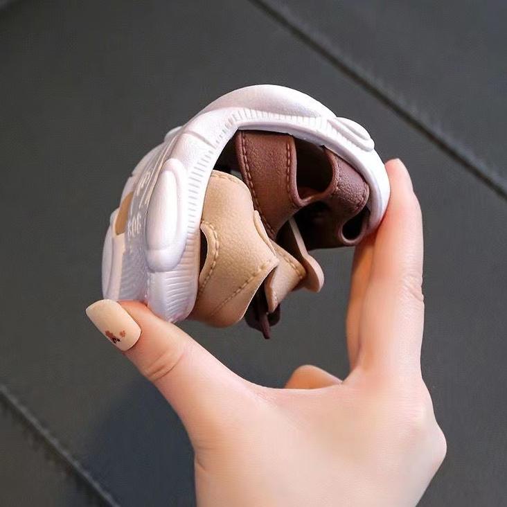 Sandale de vară antiderapante Baotou colorate pentru bebeluși pentru băieți și fete Pantofi de mers pentru copii Sandale cu urs de desene animate