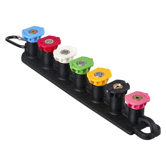 1 Set Pressure Washer Tips with Nozzle Holder Pressure Washer Nozzle Quick Change 45295