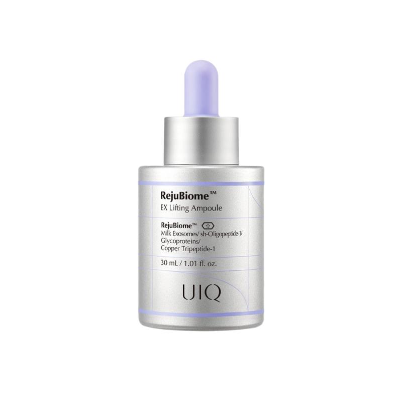 UIQ Rejuvebiome EX Lifting Ampoule | Advanced Firming & Anti-Aging Serum with Microbiome | 30ml / 1.01 fl.oz.