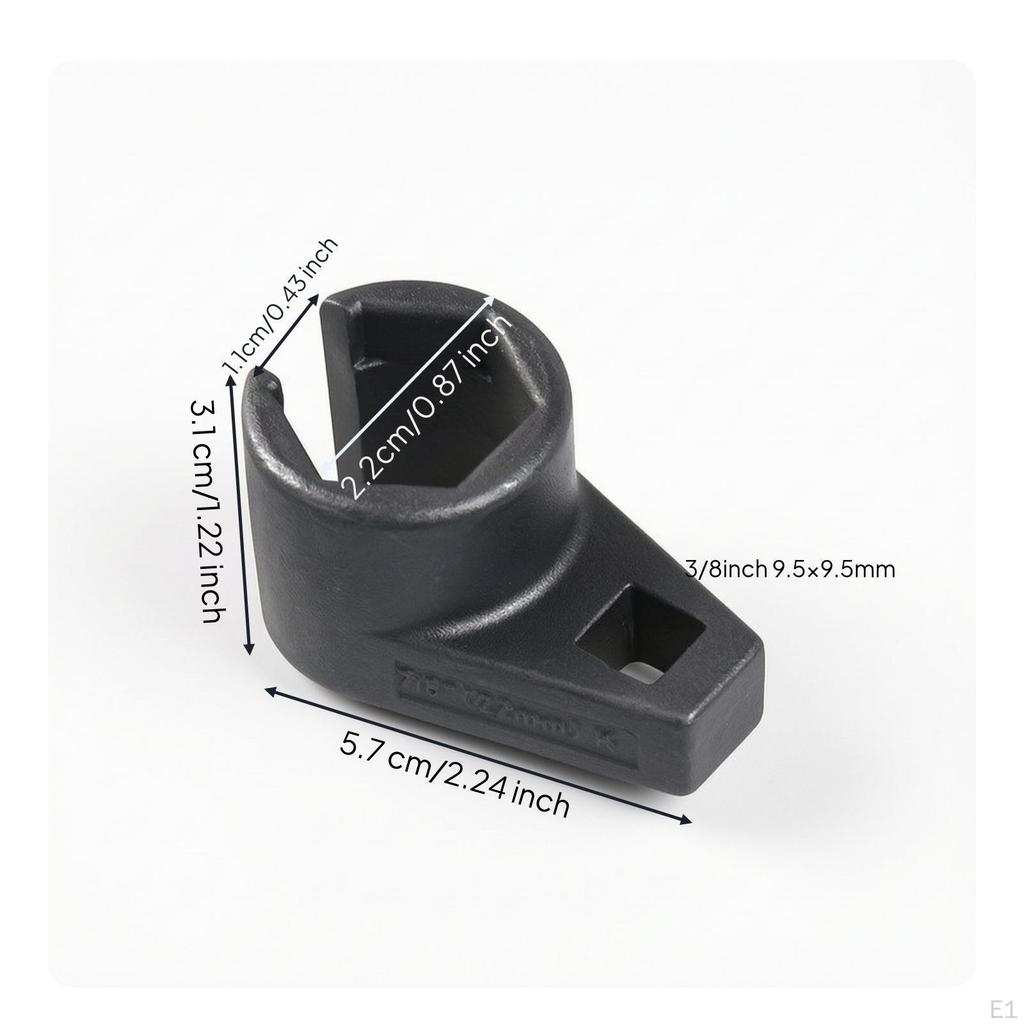 Socket with Slot Slotted 22mm for Mechanics, Home Automotive Repair, Engine Bay