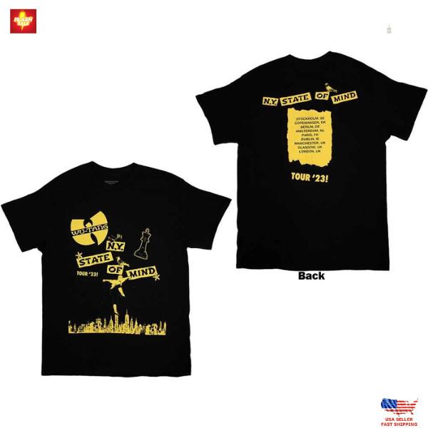 Wu Tang Clan Tour 23 NY State Of Mind Black T shirt - NEW XXXXL
