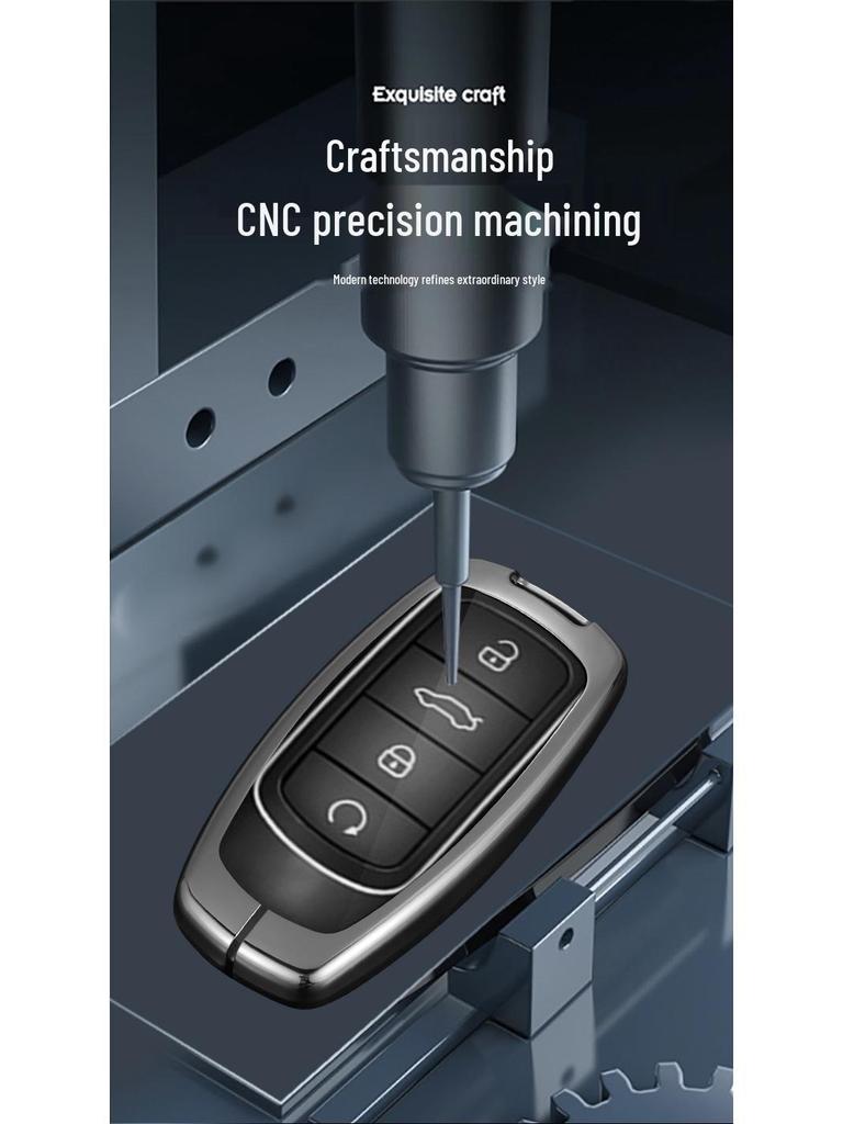Men's Luxury Smart Key Case for Chery Tiggo 8pro/8plus/9 Arrizo