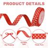 Polka Dot Grosgrain Ribbon Gift Wrapping Ribbon Dots Printed Cartoon Ribbon Gift Wrap Decoration 8 Colors 40 Yards X 0.4"