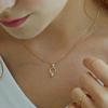 Pearl Cubic Round Necklace (Silver 925) SHNE0004
