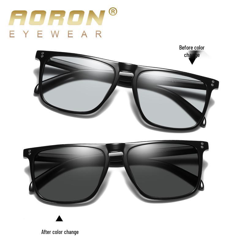Aolong 627BS Polarized Photochromic Sunglasses - Fashionable Driving & Night Vision Glasses