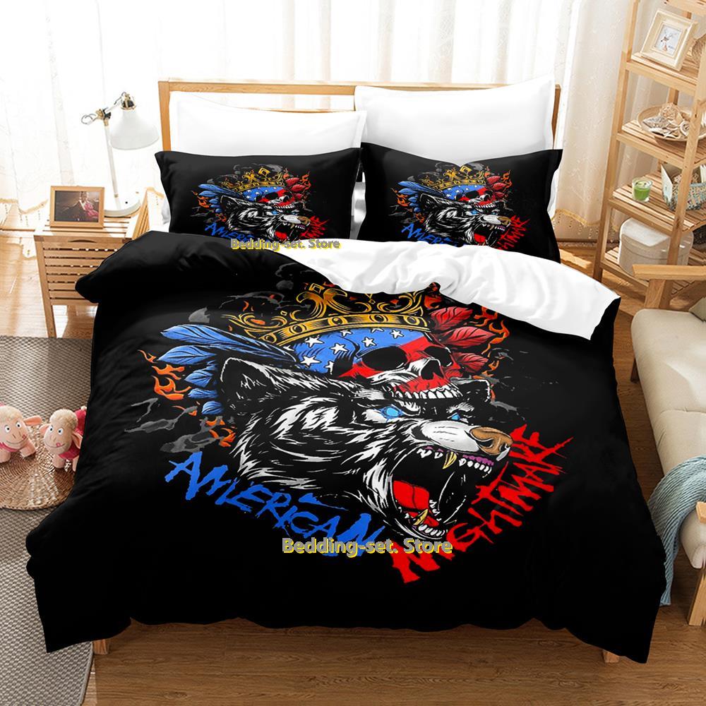 Nytt Cody Rhodes American Nightmare Sängklädesset Enkelt Twin Full Queen King Size Sängset Vuxen Barn Sovrum Påslakan Set Anime