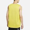 Nike Tank Tops Men's Yellow V Neck Moderate Straight Fit DA3029-731