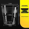 Jinwuyuan Disposable Transparent Plastic Drinking Cups