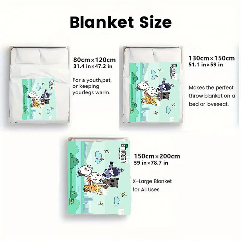 Ppulbatu Manta de Franela con Patrón Plano 2D Alta Calidad Todas las Estaciones Calidez y Comodidad Perfecta para Regalos de Navidad.