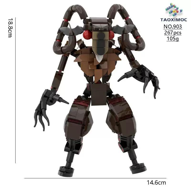 99 Nätter i Skogen Byggklossar Leksaker Skräckhjort Tegelfigur 99 Nätter i Skogen Byggklossar för Barn Byggleksak