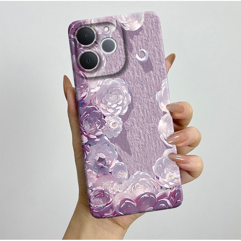 For Realme Note 70T Phone Case Aesthetic Butterfly Flower Anti Drop Protection Covers For Realme Note 70 T Note70T Bumper Casing