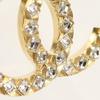 Used CHANEL Rhinestone CC Mark Brooch Metal [Used] Women's