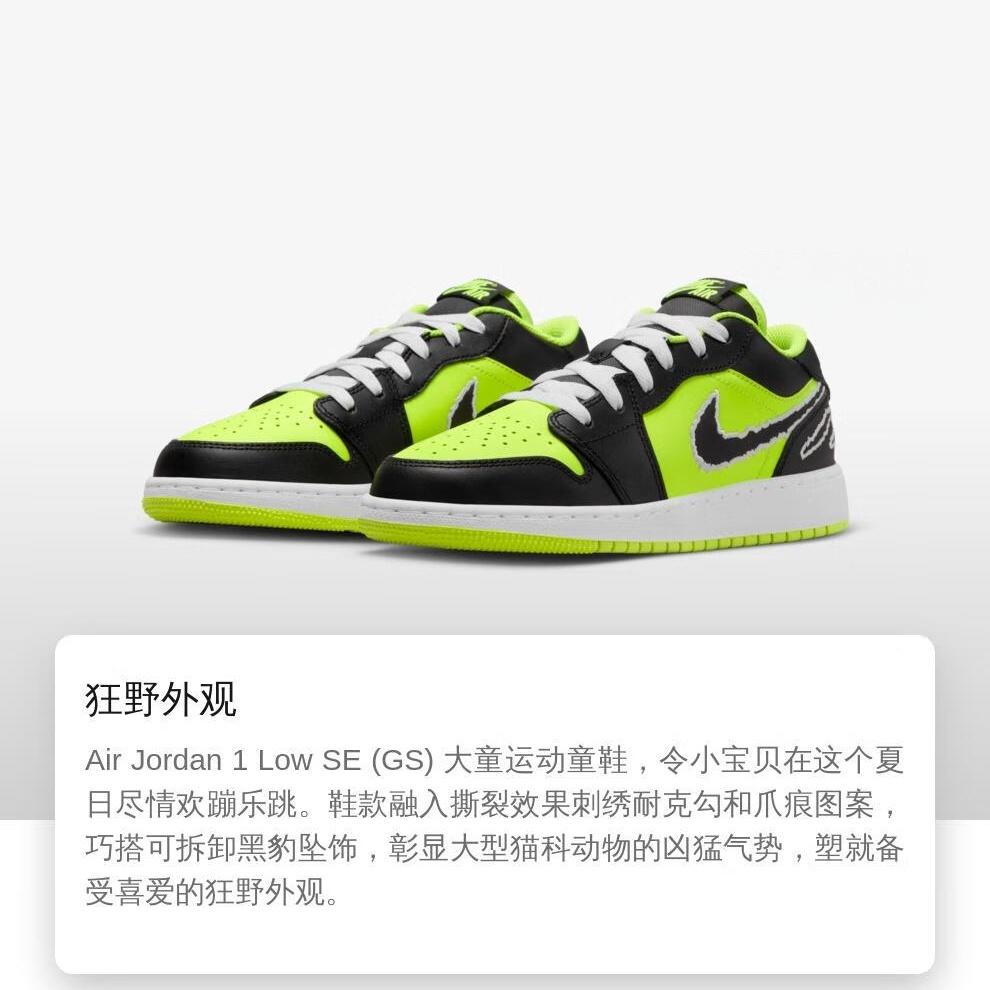 (GS) Air Jordan 1 SE 'Black Cat' Kids' DX6666-701
