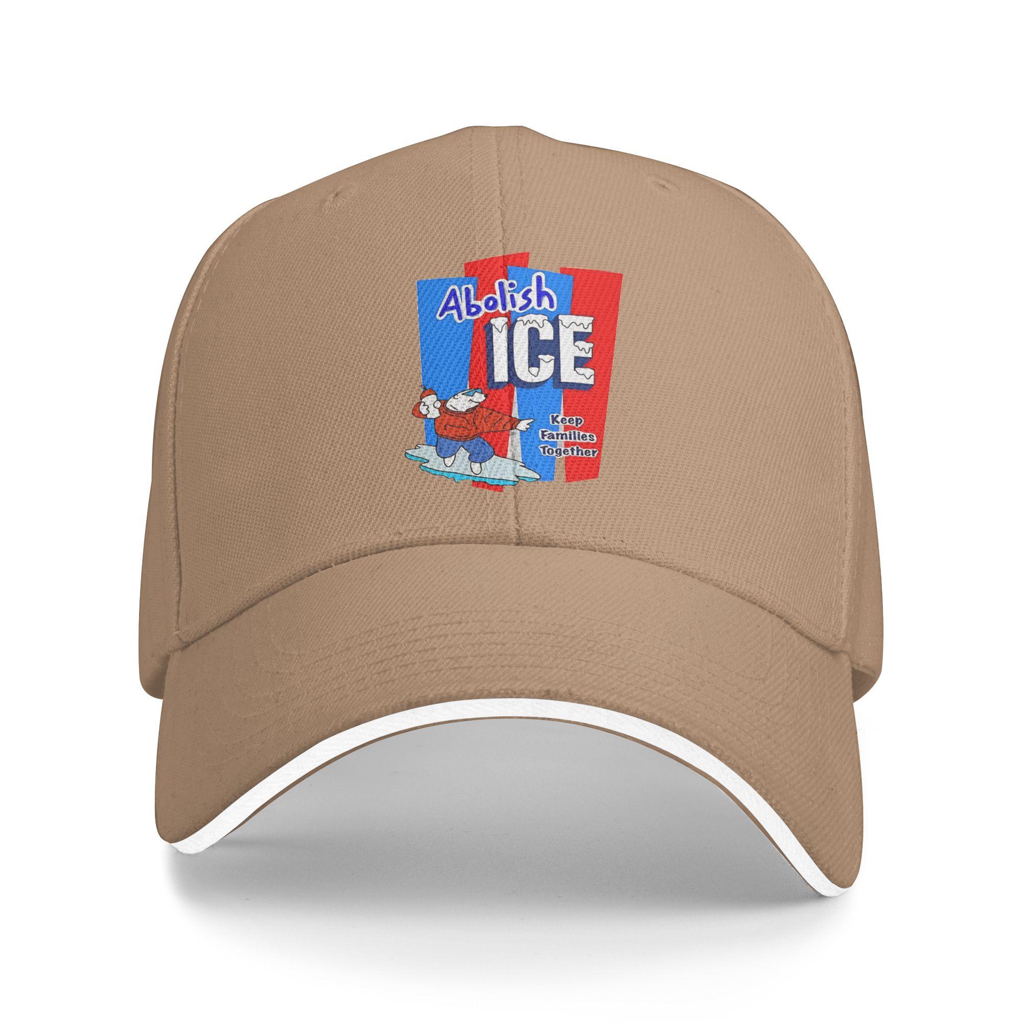 

Abolish Ice Baseball Cap Casual Hip Hop Hats Summer Men Women Outdoor Sports Baseball Caps As Picture хакі