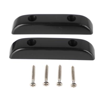 2 Pcs Bass Thumb Rest Plastic Anti Slip Light Weight Jazz Bass Guitar Thumb Finger Rest GM01 Black