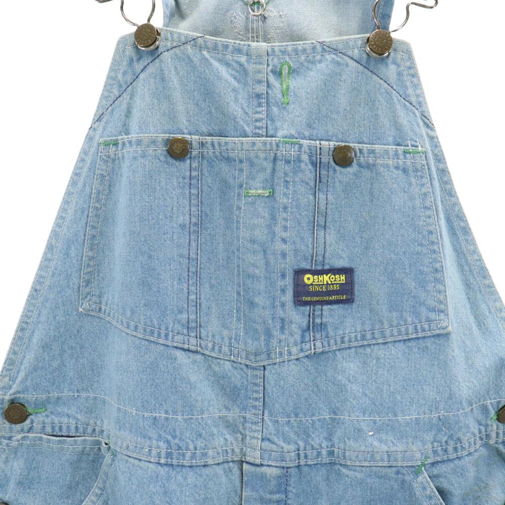 OSHKOSH 80s USA made vintage 42 Talon remake denim Overall W32 Men's Used