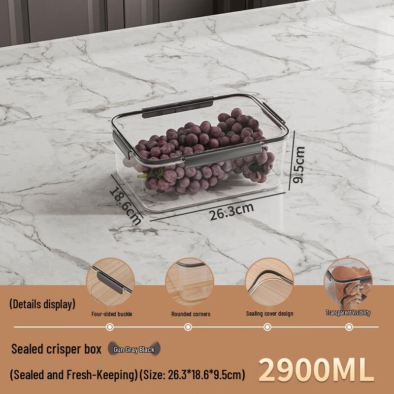 Zunwei Transparent Fresh Produce Storage Container