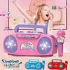 Plastic Singing Machine Wireless Music Speaker Portable Karaoke Children's Toy  Party
