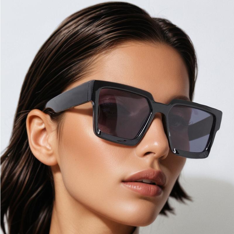 2pcs Female Retro Small Square Sunglasses Women Classics Brand Designer Green Sun Glasses Unisex Ins Popular Shades Eyewear