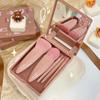 Travel 5 Mirror Box Makeup Brush Set Portable Multi-function Powder Brush Powder Blusher Beauty Tool