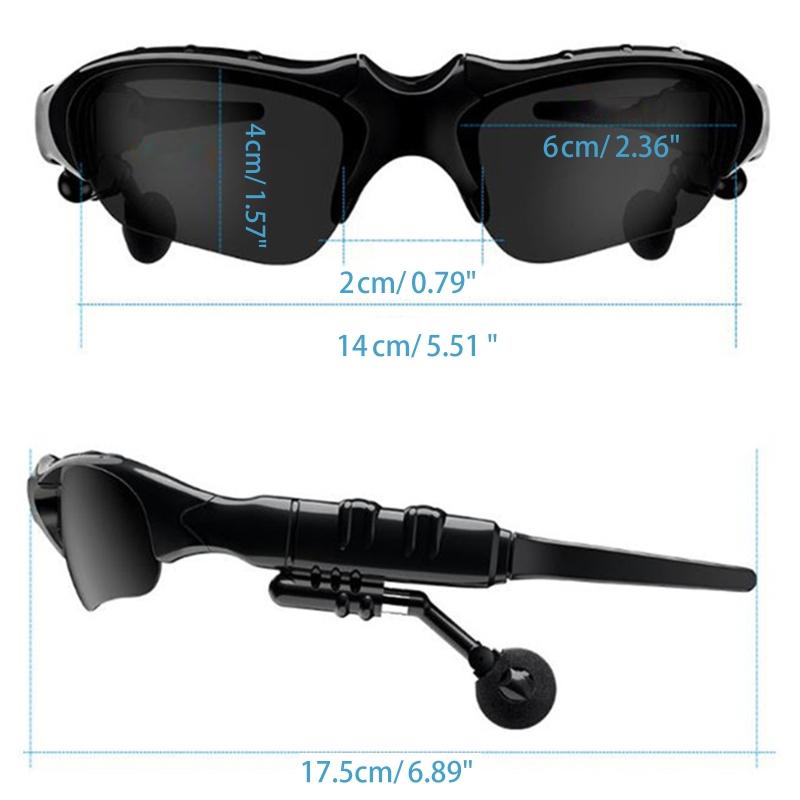 Wireless Sunglasses Headset Bluetooth-compatible Wireless Music for Sun Glasses Headphone for iOS Android Phones