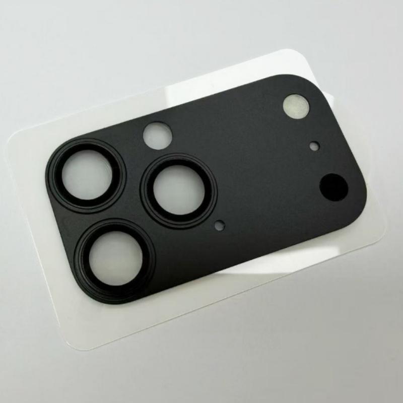 Grote Camera Glas Metaalachtige Plating Achterkant Case voor 16 15 14 Pro Max AG Mat Hard HD Lens Beschermer Telefoonhoesje For iPhone 14 ProMax