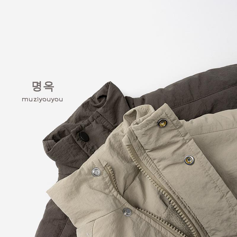 Kids Unisex Korean Style Thickened Warm Outdoor Winter Padded Coat
