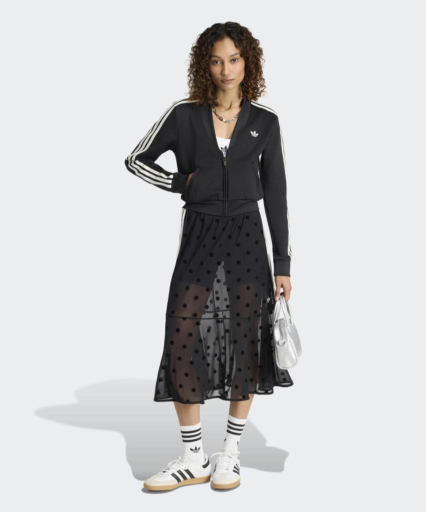 ADIDAS Sheer Polka Dot Skirt - Black / Kv1177