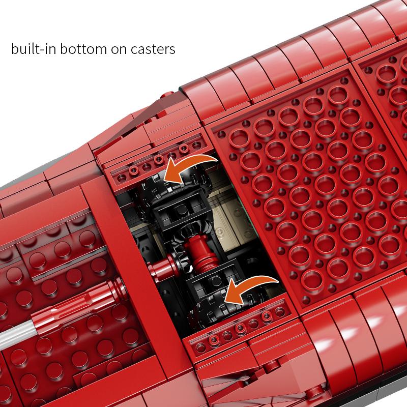 2228+pcs WW2 Military Model Blocks Warships Lowa Class USS Missouri Battleship Building Blocks MOC Classic Toy for Kids Boy Gift