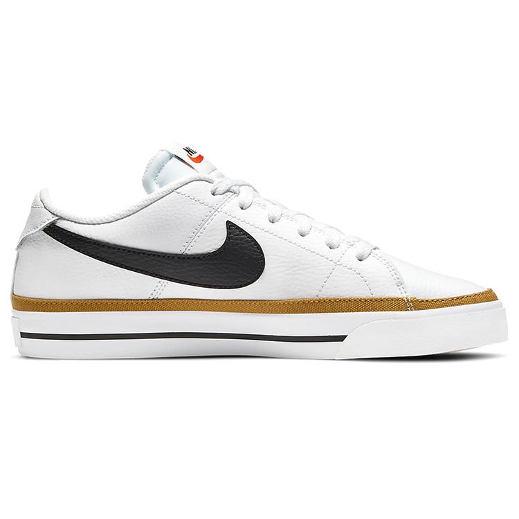 Nike Court Legacy Bílé Pouštní Okrové Dámské Tenisky Černé CU4149-102