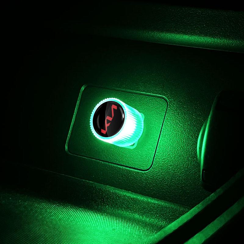 Car Styling USB Atmosphere Light Portable Car Mini LED Lamp For KIA Ceed Rio Sportage R K2 K3 K4 K5 K6 Soul Opeima Ceed Sorento Cerato