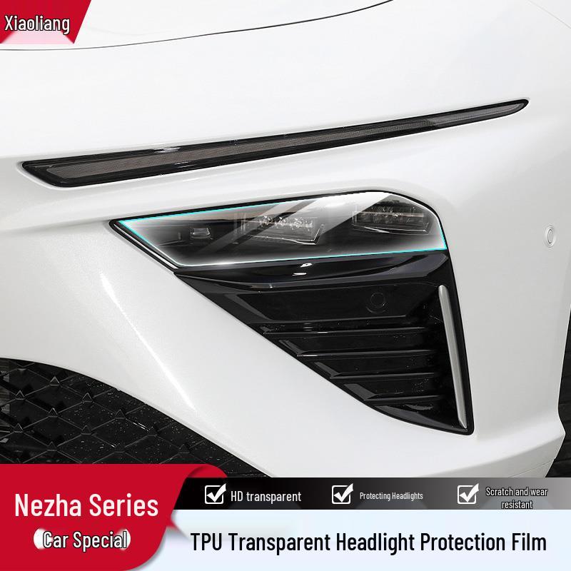 Nezha V S U Car Headlight & B-Pillar Anti-Scratch Protective Film Set