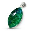 Opal Pendant 81.5 ct Bi-Color Marquise Cut Lab Grown Brazilian Stone October Birthday Birthstone