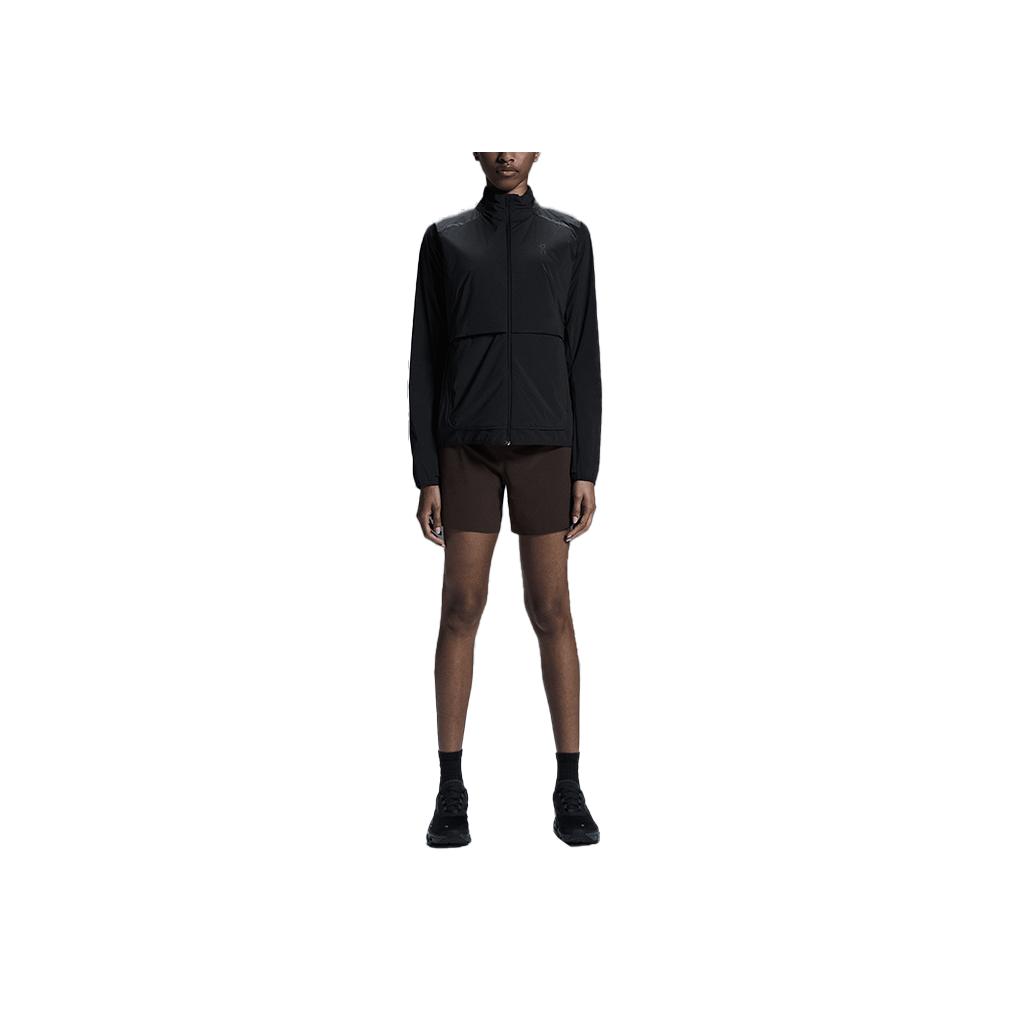 On Weather Isolierte Outdoor Casual Sport Zip-Up Stehkragen Jacke Damen Jacken Schwarz 1WE30080553