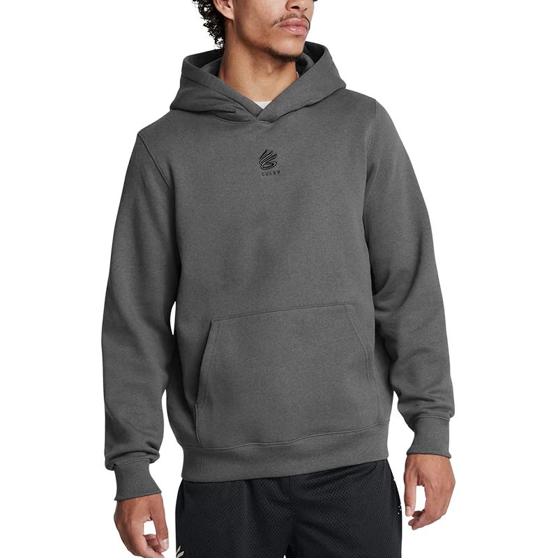 Under Armour Curry Splash Comfortable Sports Casual Hoodie Men hoodies Gray 1387096-025