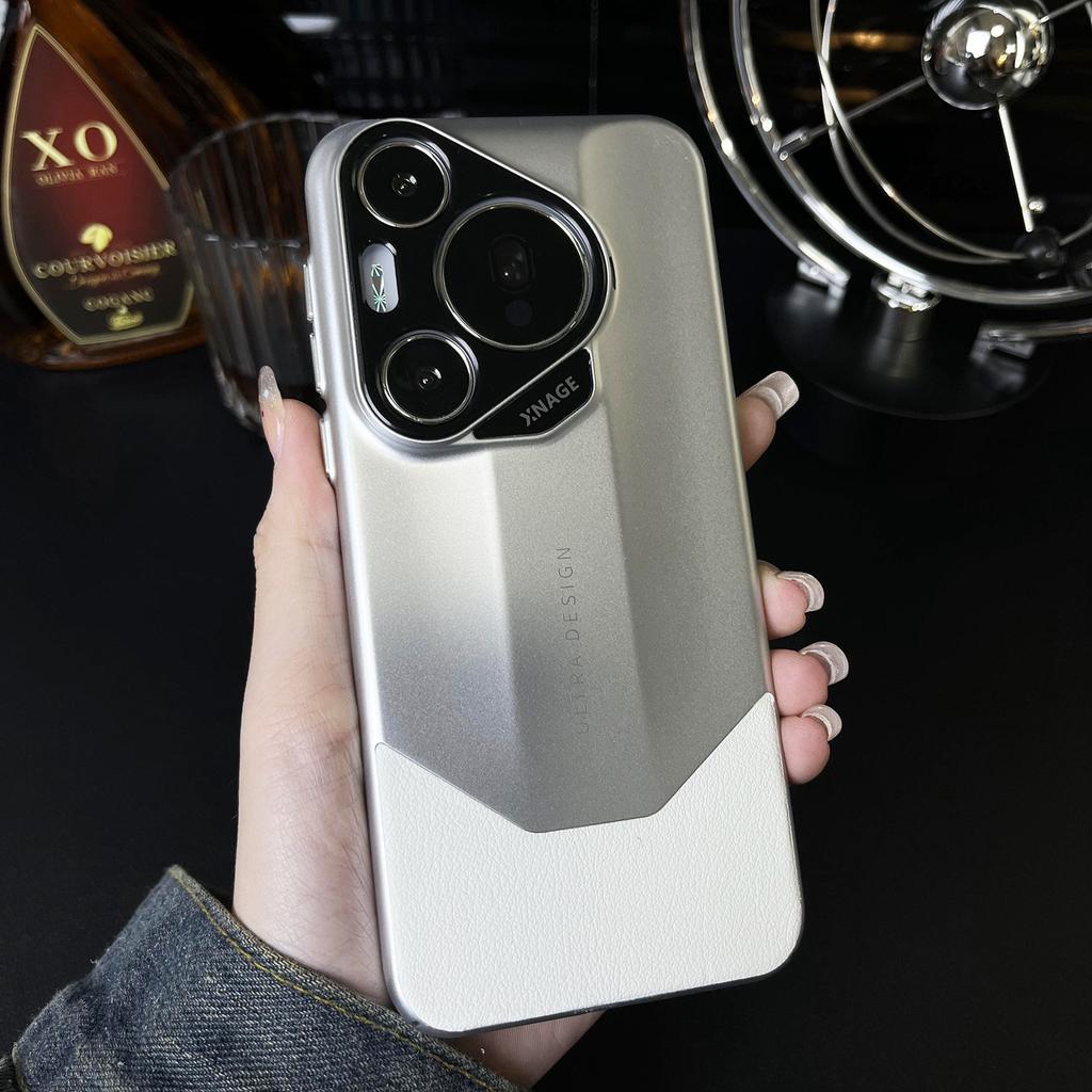 Applicable to Huawei Pura70ultra seconds to become an extraordinary master Napa mobile phone case Mate60p high-end all-inclusive protection