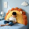 Washable Soft Upholstered Bedside Backrest Cushion for Kids' Bedroom