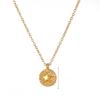 Style Star Moon Necklace For Women With 18k Gold Plating And Diamond Embellishments