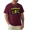 Laufender Mann Airwalk Schuhe Skateboard Design Classic TShirt Graphics Oversizeds Black T Shirts for Men