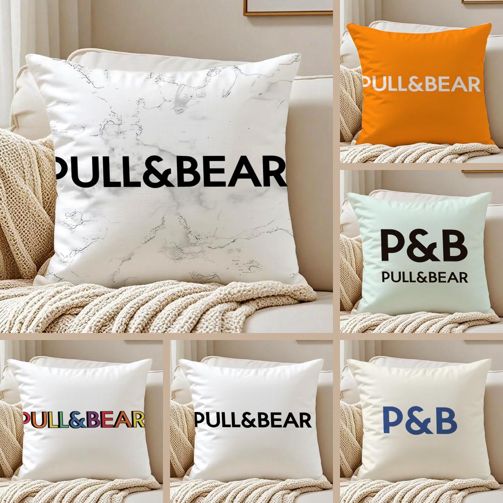 Classic PPullBBears Cushion Cover Pillowcase Ultra Soft Skin Friendly Fabric Cloud Like Comfort Concealed Zipper