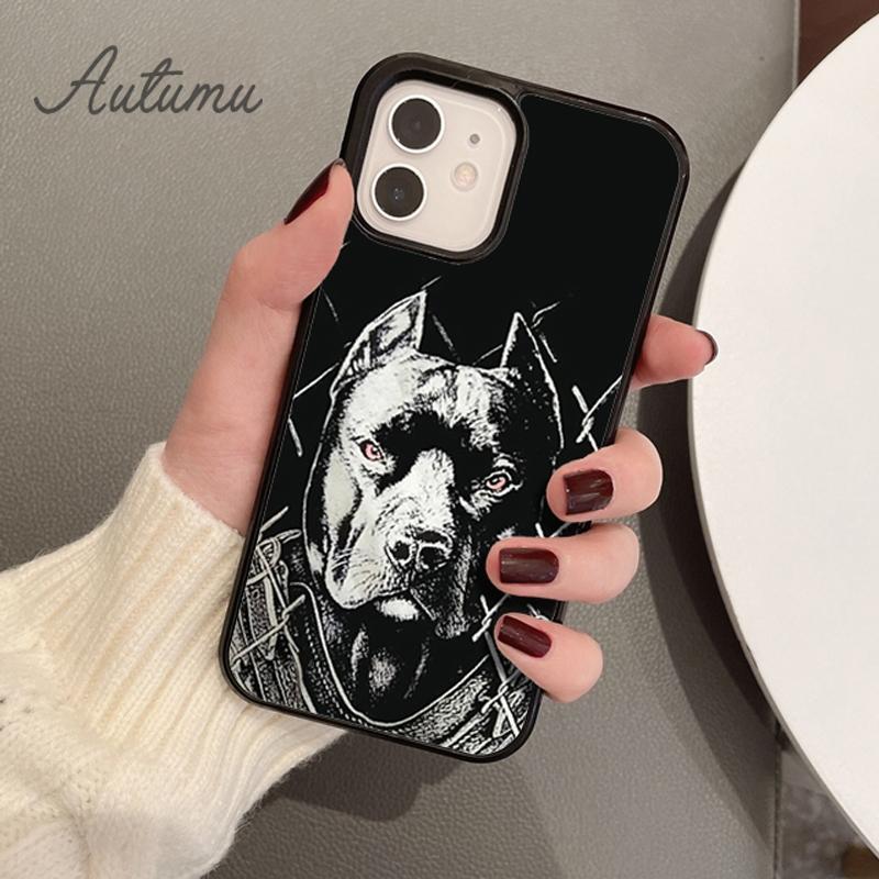 2021 Fierce Dog Phone Case for iPhone 11 12 13 14 Pro Max Mini X XR XS SE 2020 5 6S 7 8 Plus Samsung Galaxy S21 S22 Cover Shell