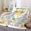 Sunflower Love For Granddaughter Cozy Personalized Blanket Personalized Text Durable Comfort Throw For Sofa Couch Office Bed Picnics Ideal For All