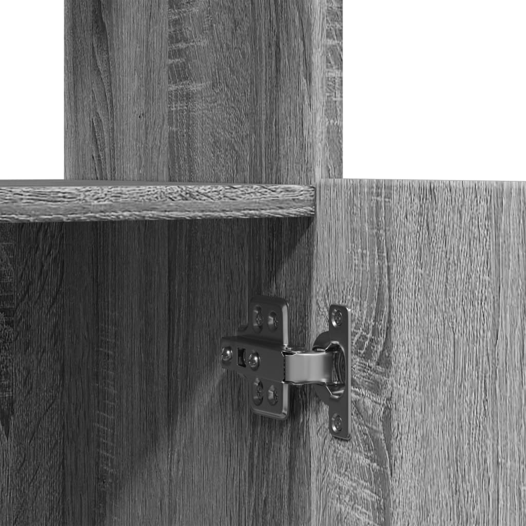 Highboard Gray Sonoma Oak 63 x 33 x 100 cm Particleboard