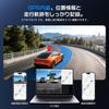 OKYES Dashcam with Front and Rear Cameras Latest Smartphone Easy Image Adjustable Startup High Temperature LED Signal Vehicle 64GB Memory Card