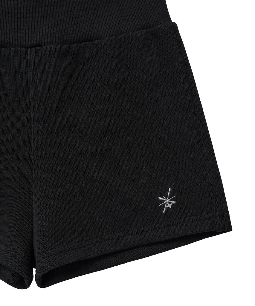 Lougeu Micro Sweat Shorts_Black