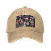 Kyle Alessandro Jeans-Kappe Lässige Baseballkappen Verstellbarer Hut Sommer Unisex Baseballkappen
