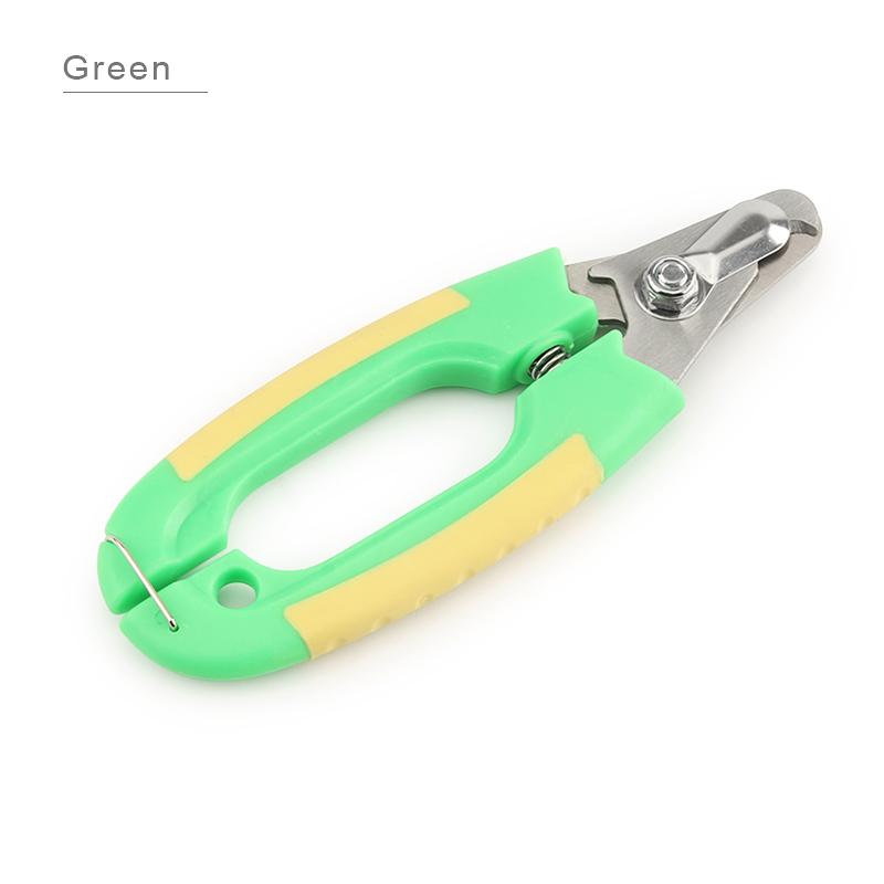 Pet Nail Clipper Dog Nailclippers Dog Cat Puppy Pet Professional Nail Clipper Animal Nail Scissor S зелёный
